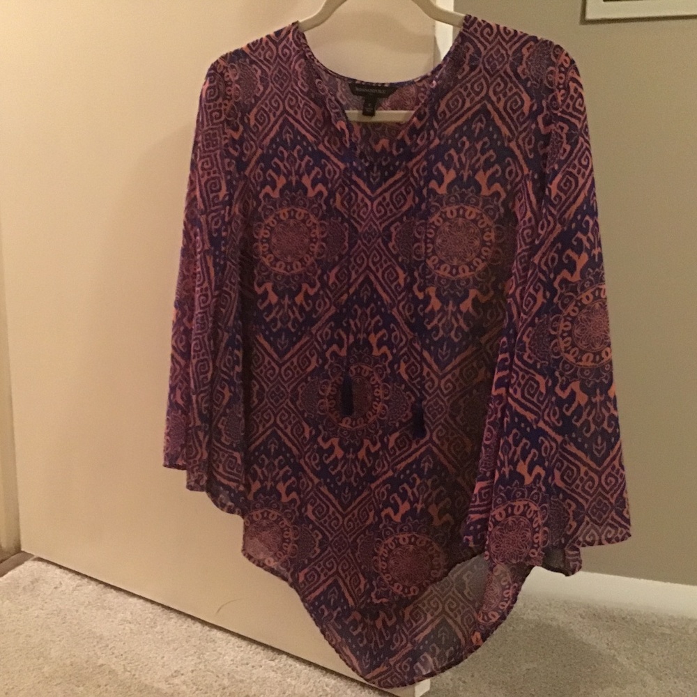 Blousy 3/4 sleeve top